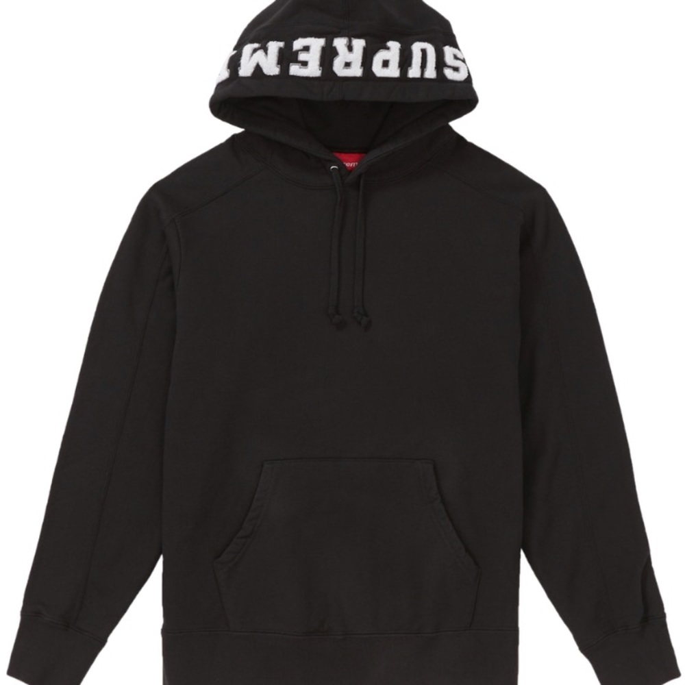 Supreme paneled hooded sweatshirt